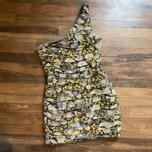 Zara floral mini dress NWT